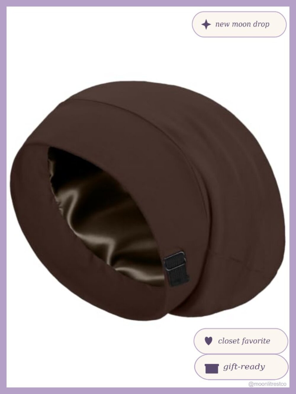 100% Mulberry Silk Bonnet for Sleeping – Real Silk Lined Sleep Cap, Adjustable,